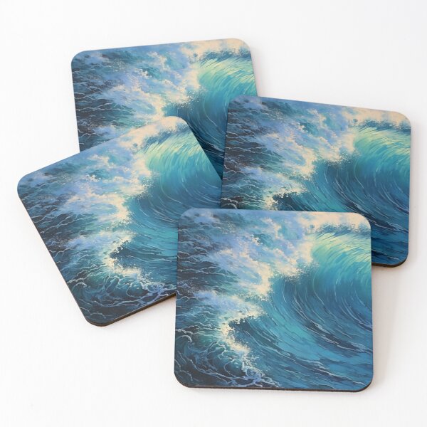 Item preview, Blue Summer Waves designed and sold by Designifying.
