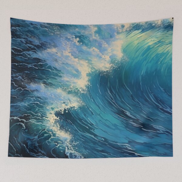 Item preview, Blue Summer Waves designed and sold by Designifying.