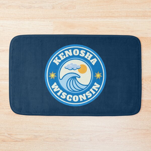 Item preview, Kenosha Lake Michigan Wisconsin - Summer Destination Vintage Logo designed and sold by Vintage-TM.