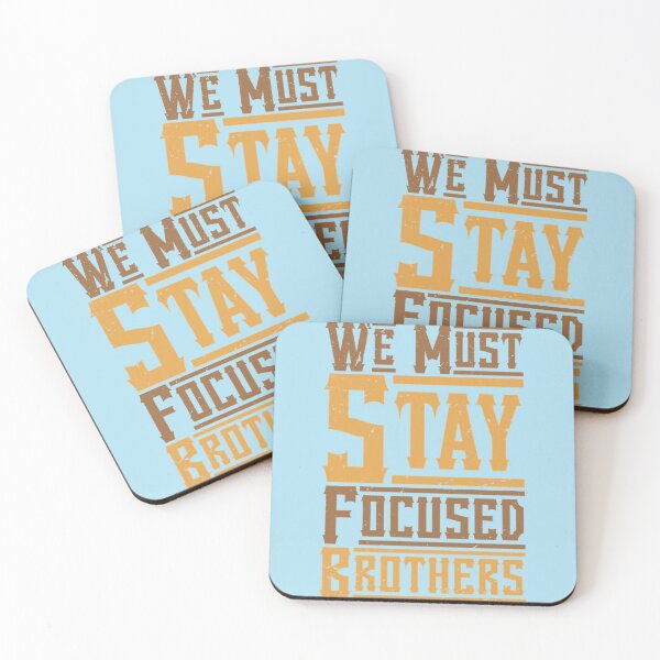Item preview, We Must Stay Focused Brothers  designed and sold by ThresaLeclair.