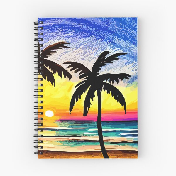Item preview, Palmy beach passion (vector) designed and sold by Aceofspace3000.