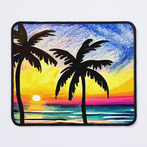 Item preview, Palmy beach passion (vector) designed and sold by Aceofspace3000.