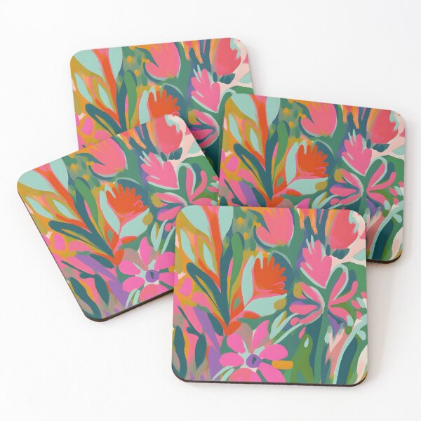 Item preview, summer flower abstract pattern colorful pattern gift for her designed and sold by LuisaYas.