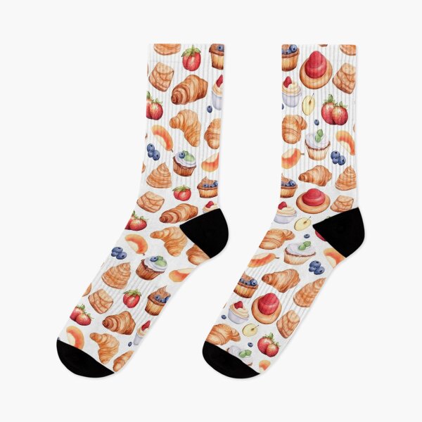 Item preview, Colorful Watercolor Pastry Art Print designed and sold by Etheon & Friends.