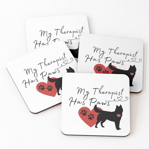 Item preview, My Therapist Has Paws- Siberian Husky designed and sold by LunarDogs.