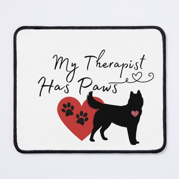 Item preview, My Therapist Has Paws- Siberian Husky designed and sold by LunarDogs.