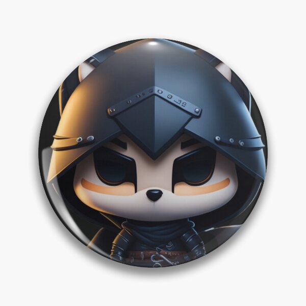 Item preview, Very Cute Ninja Wolf Digital Art designed and sold by ChibiArtline.