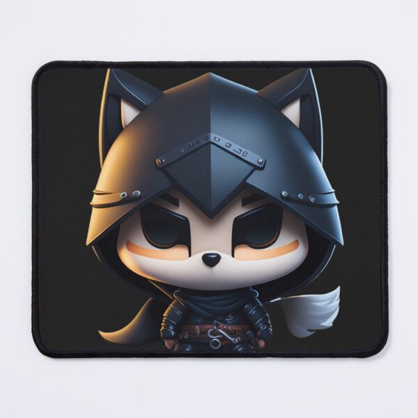Item preview, Very Cute Ninja Wolf Digital Art designed and sold by ChibiArtline.