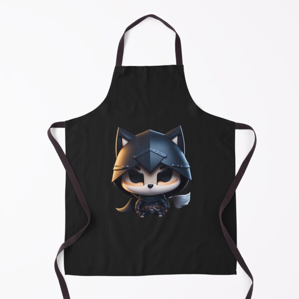 Item preview, Very Cute Ninja Wolf Digital Art designed and sold by ChibiArtline.