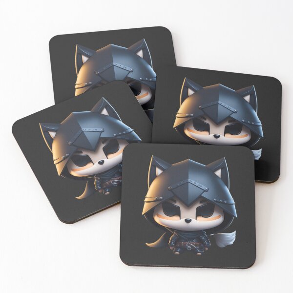 Item preview, Very Cute Ninja Wolf Digital Art designed and sold by ChibiArtline.