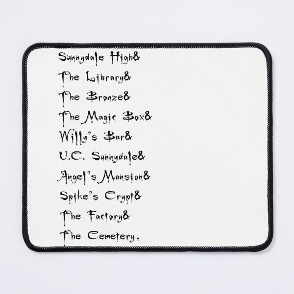 Item preview, Buffy Sunnydale Places designed and sold by GiantSquid1.