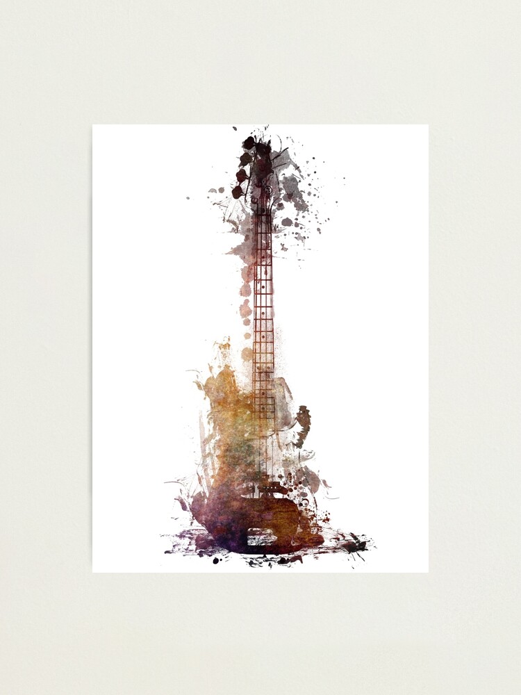 Alternate view of Nostalgy guitar Photographic Print