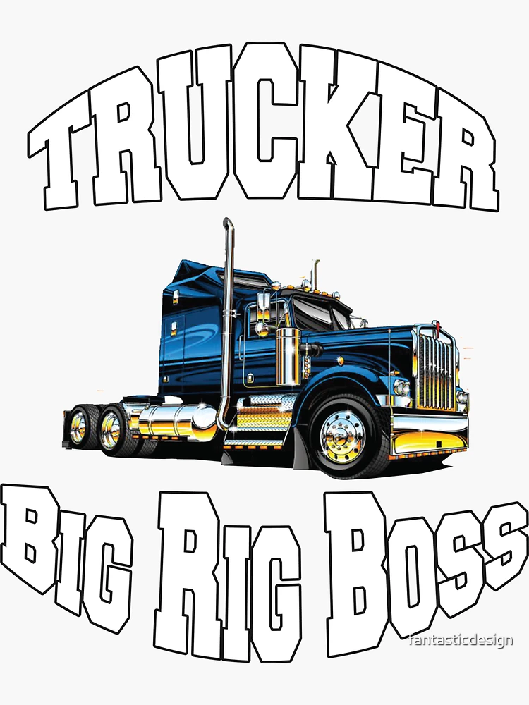 Big Rig Trucker I Can Pee In A Bottle At 70 MPH What's Your Superpower Sticker - Foto 10