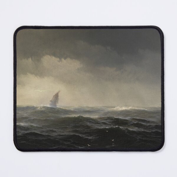 Item preview, The Sea (1870), seascape by Edward Moran designed and sold by Gabriel S.