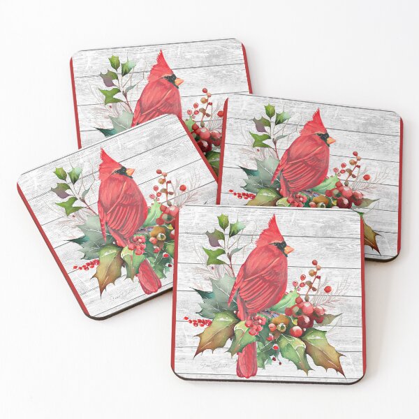 Item preview, Cardinal Christmas on Shiplap A  designed and sold by Jean Plout.