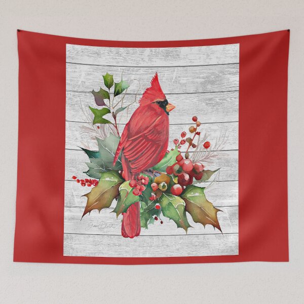 Item preview, Cardinal Christmas on Shiplap A  designed and sold by Jean Plout.