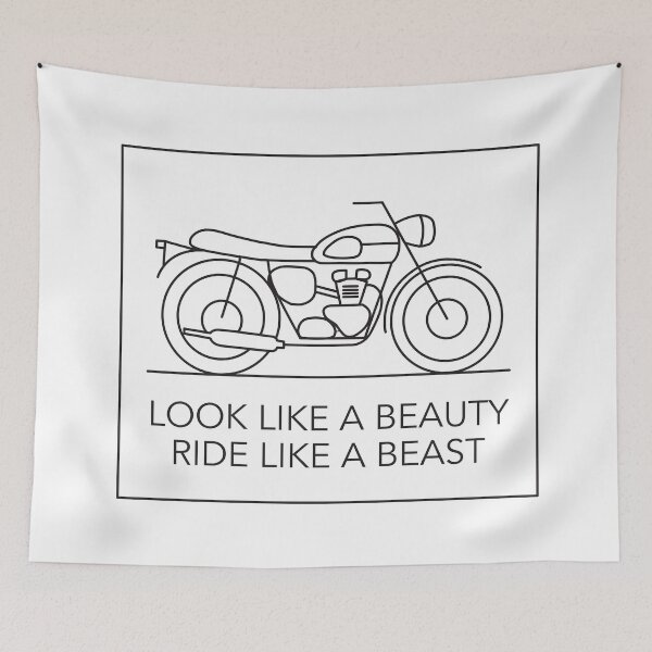 Item preview, Beauty Beast Quote designed and sold by Lagom-Grafisk.