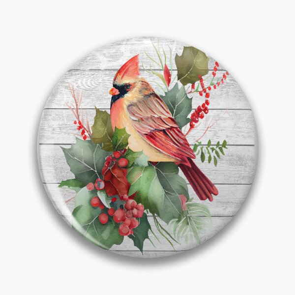 Item preview, Cardinal Christmas on Shiplap B designed and sold by Jean Plout.