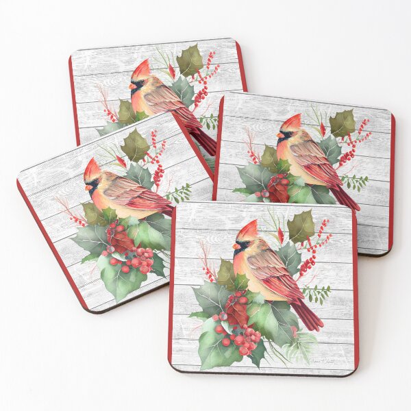 Item preview, Cardinal Christmas on Shiplap B designed and sold by Jean Plout.