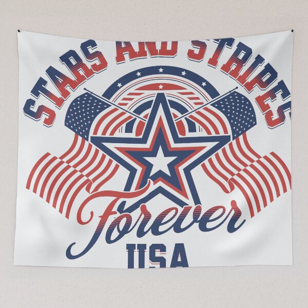 Item preview, stars and stripes forever  designed and sold by Printellarium.