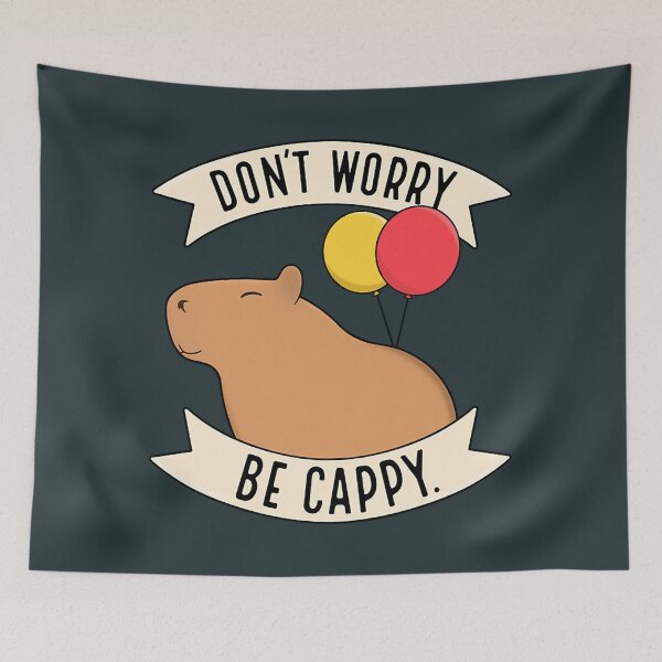 Item preview, Don't Worry Be Cappy designed and sold by HulonSoppitt.