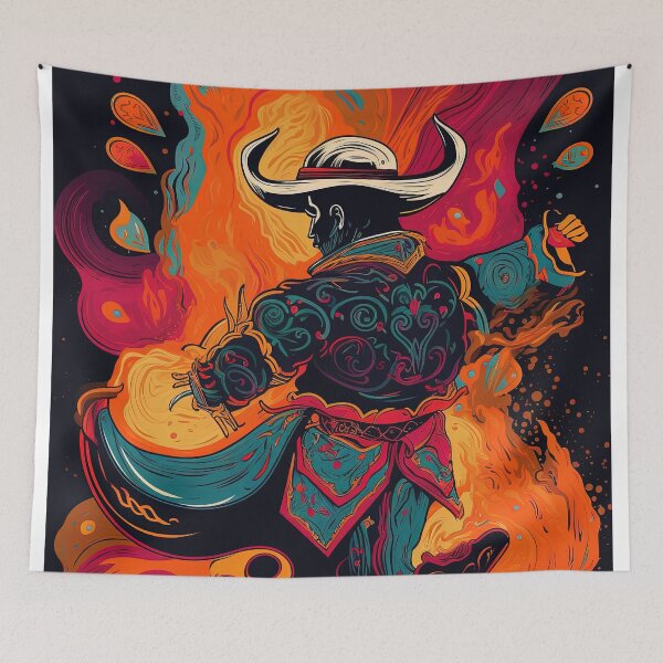 Item preview, Mystic Matadors: Abstract Surrealistic Paintings for Home Decor designed and sold by Rick Navarro.