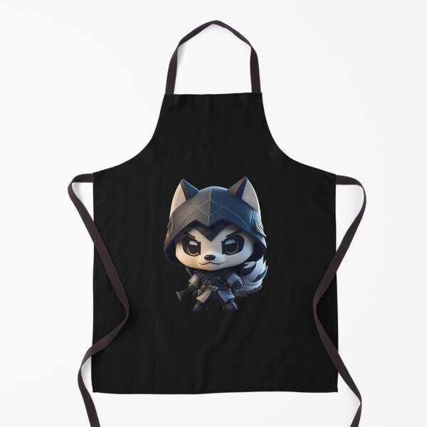 Item preview, Very Cute Ninja Wolf Digital Art designed and sold by ChibiArtline.