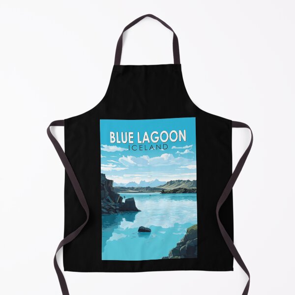 Item preview, Blue Lagoon Iceland Travel Art Vintage designed and sold by KrisSidDesigns.