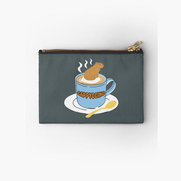 Item preview, Cappyccino Capybara Coffee Pun designed and sold by HulonSoppitt.