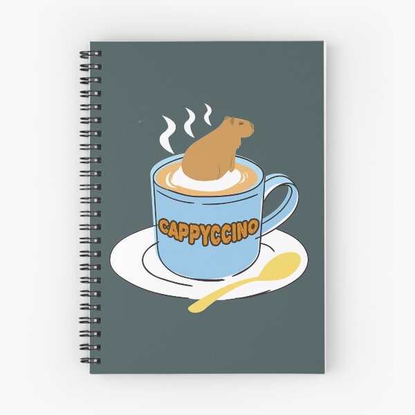 Item preview, Cappyccino Capybara Coffee Pun designed and sold by HulonSoppitt.