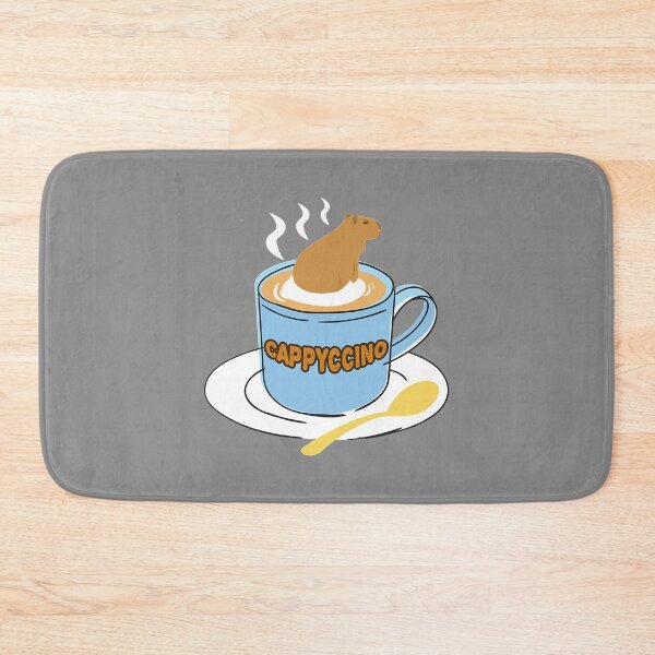Item preview, Cappyccino Capybara Coffee Pun designed and sold by HulonSoppitt.