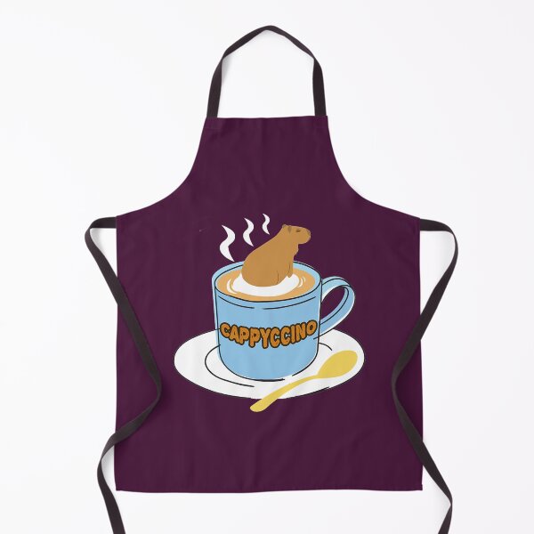 Item preview, Cappyccino Capybara Coffee Pun designed and sold by HulonSoppitt.