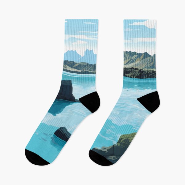Item preview, Blue Lagoon Iceland Travel Art Vintage designed and sold by KrisSidDesigns.
