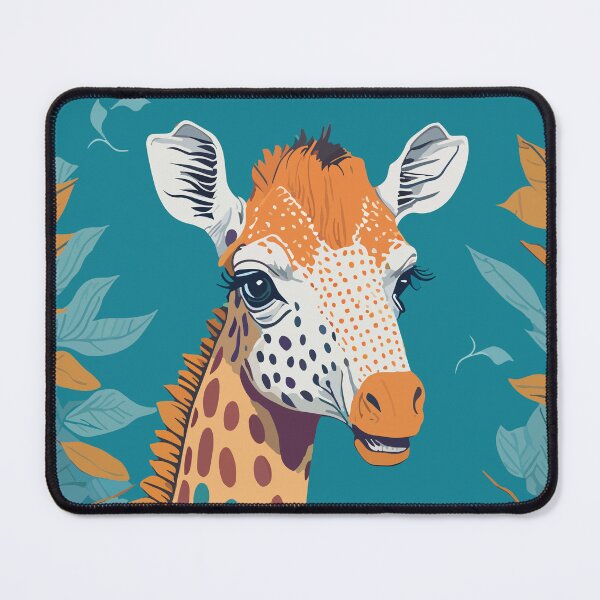Item preview, Cute African Safari Giraffe Savanna Wildlife Cartoon Illustration designed and sold by Zazizu.