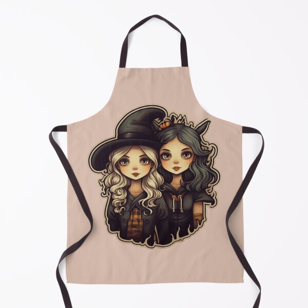 Item preview, two witches, happy halloween designed and sold by PRYMULLART.