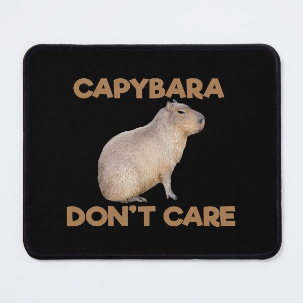 Item preview, Capybara Don't Care designed and sold by HulonSoppitt.