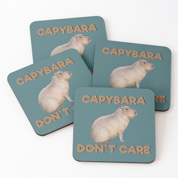Item preview, Capybara Don't Care designed and sold by HulonSoppitt.