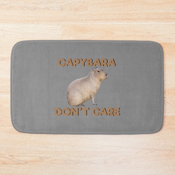 Item preview, Capybara Don't Care designed and sold by HulonSoppitt.