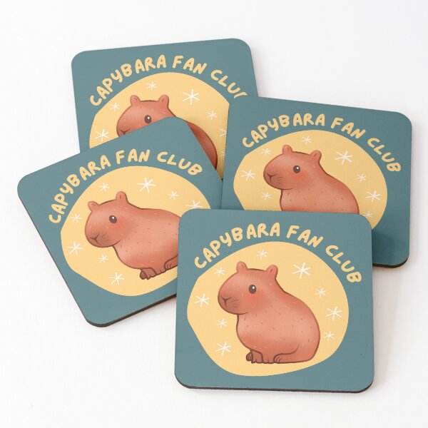 Item preview, Cute Pastel Capybara Fan Club designed and sold by HulonSoppitt.