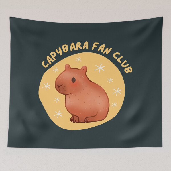 Item preview, Cute Pastel Capybara Fan Club designed and sold by HulonSoppitt.