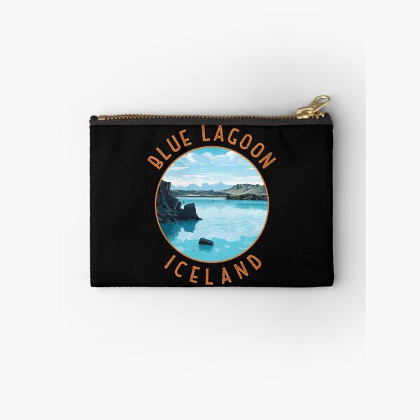 Item preview, Blue Lagoon Iceland Distressed Circle designed and sold by KrisSidDesigns.
