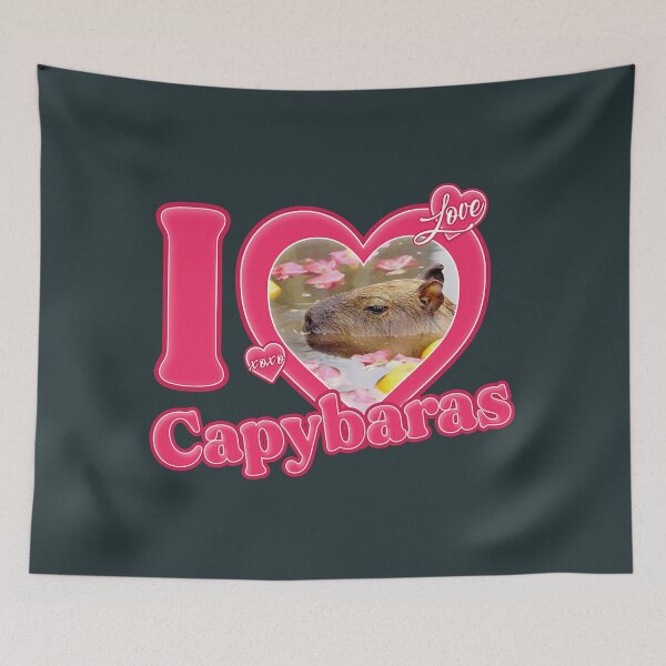 Item preview, i love capybaras  designed and sold by HulonSoppitt.