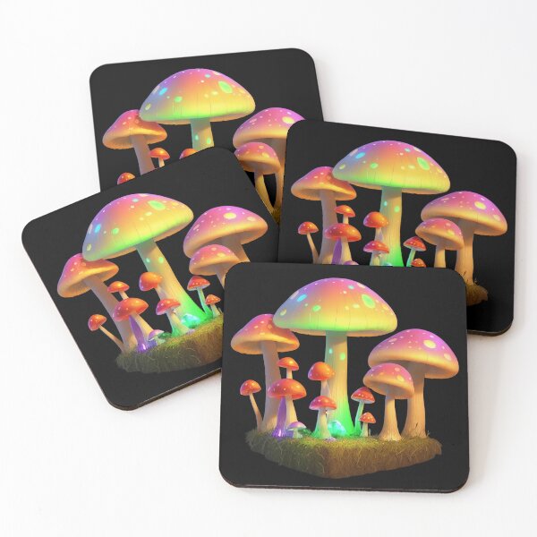 Item preview, Glow in the dark mushrooms | Fungi night light | Bioluminescent mushrooms designed and sold by IndigoTides.