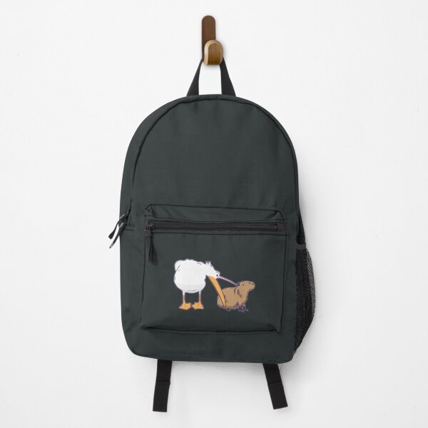 Item preview, Pelican Tries to Eat Capybara Funny Cute Meme designed and sold by HulonSoppitt.