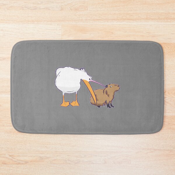 Item preview, Pelican Tries to Eat Capybara Funny Cute Meme  designed and sold by HulonSoppitt.