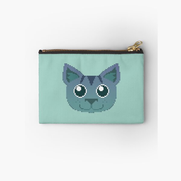 Artikelvorschau, Pixel Art - Katze mit großen Augen entworfen und verkauft von Kaiko-Roku.