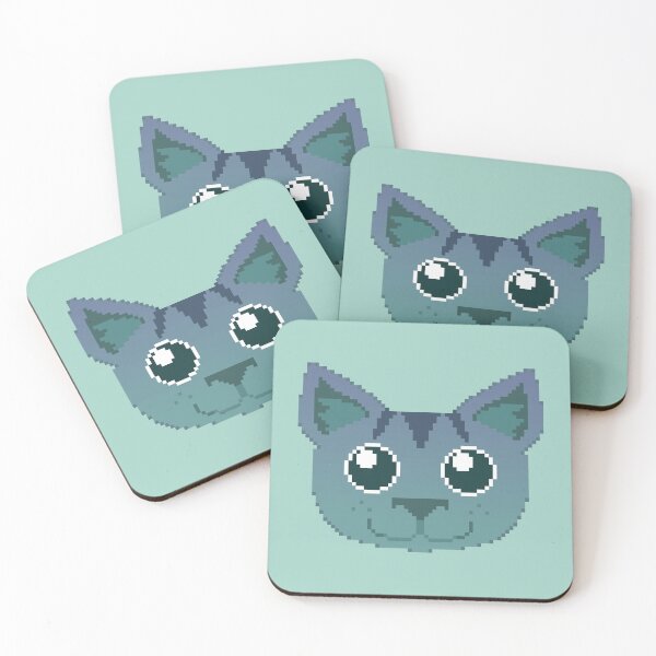 Item preview, Pixel Art - Big Eyed Cat designed and sold by Kaiko-Roku.