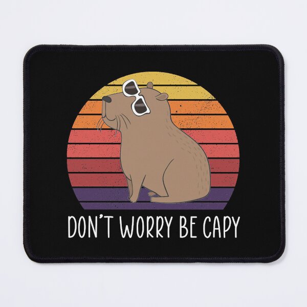 Item preview, Retro Rodent Funny Capybara Dont Be Worry Be Capy designed and sold by HulonSoppitt.
