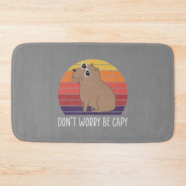 Item preview, Retro Rodent Funny Capybara Dont Be Worry Be Capy  designed and sold by HulonSoppitt.