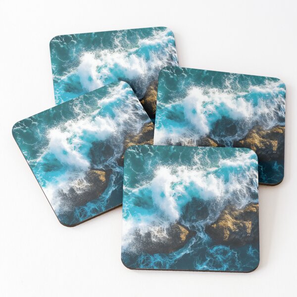 Artikelvorschau, Ocean Waves Crashing On The Shore entworfen und verkauft von AdrianGrosu.